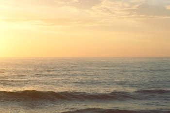 Ocean Waves at Sunset Ocean Waves at Sunset