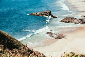 Ocean Waves On Rocks And Sand Ocean Waves On Rocks And Sand