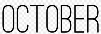 October Word December Clip Art - October Word December Clip Art