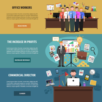 Office Banner Set Office Banner Set