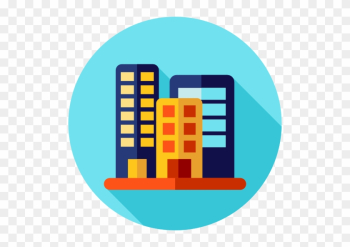 Office Block Free Icon - Office Building Flat Icon