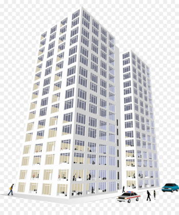 Office Building Clip art - White skyscrapers street Office Building Clip art - White skyscrapers street