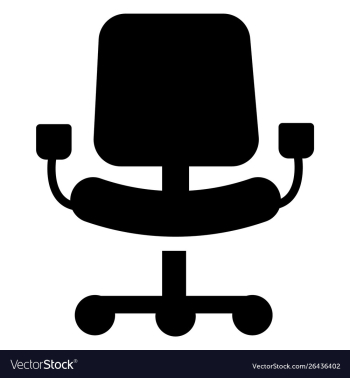 Office chair icon vector image Office chair icon vector image
