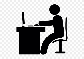 Office Desk - Working People Icon Png