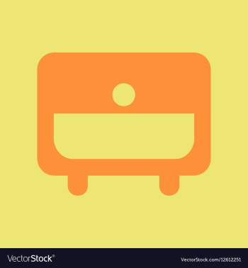 Office drawer vector image Office drawer vector image