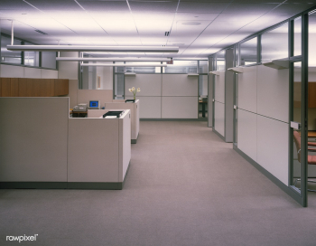 Office interior in the 80s. Original image fr.. | Free public domain photo - 434011