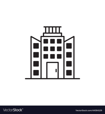 office or townhall building icon office or townhall building icon