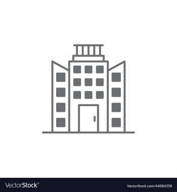office or townhall building icon office or townhall building icon