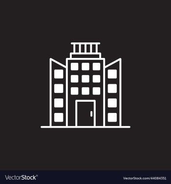 office or townhall building icon office or townhall building icon