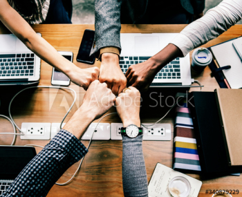 Office teamwork Office teamwork