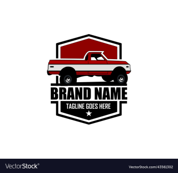 offroad pickup truck 4x4 emblem logo offroad pickup truck 4x4 emblem logo
