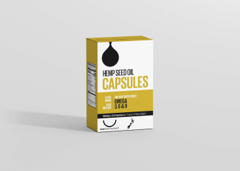 Oil Capsules Box Mockup