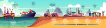 Oil industry infographics Oil industry infographics