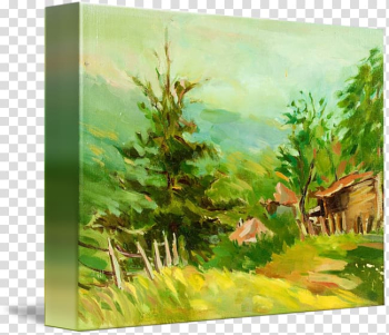 Oil painting Installation art Canvas Watercolor painting, painting transparent background PNG clipart