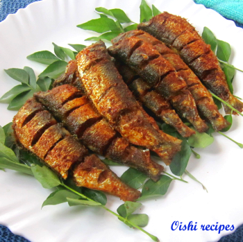 Oishi Recipes: Mathi / Chaala / Sardine fish fry Oishi Recipes: Mathi / Chaala / Sardine fish fry