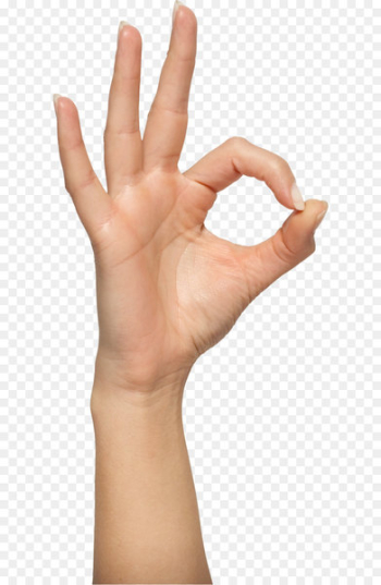 OK Gesture Hand - Hands PNG, hand image free 