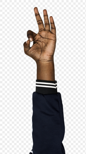 OK png black hand gesture | Free PNG - rawpixel