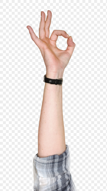 OK png hand gesture sticker, | Free PNG - rawpixel