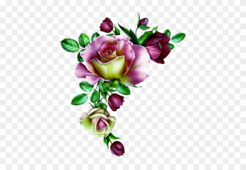 Ok Rose Clipart - Purple Rose Vintage Png