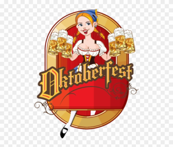 Oktoberfest Cartoon Pin Up Blond German Beer - Pin Up Girl Beer Png