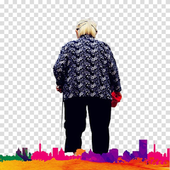 Old age Filial piety Grandparent Family, White hair old man transparent background PNG clipart