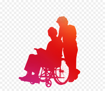 Old age Grandparent - Silhouette of the elderly Old age Grandparent - Silhouette of the elderly
