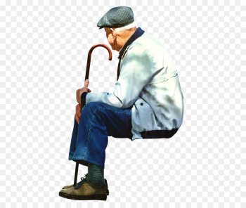 Old Age, Sitting, Man, Outerwear PNG Old Age, Sitting, Man, Outerwear PNG