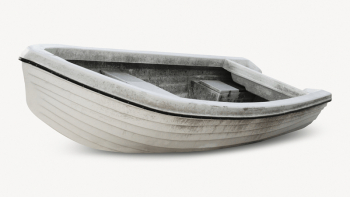 Old boat collage element, watercraft | Free PSD - rawpixel