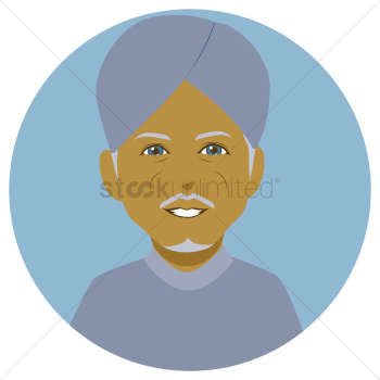 Old man with turban Old man with turban