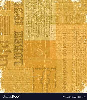 Old newspaper texture vector image Old newspaper texture vector image