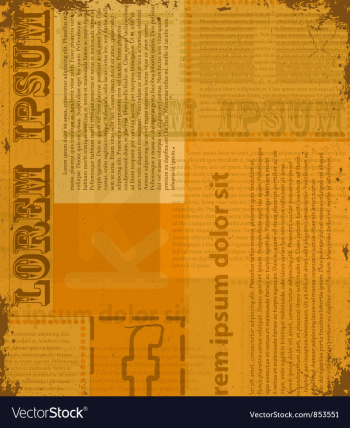 Old newspaper texture vector image Old newspaper texture vector image