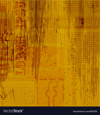 Old newspaper texture vector image Old newspaper texture vector image