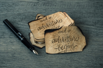 Old paper mockup for adventure concept Free Psd