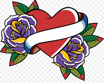 Old school (tattoo) Heart Swallow tattoo Clip art - heart Old school (tattoo) Heart Swallow tattoo Clip art - heart