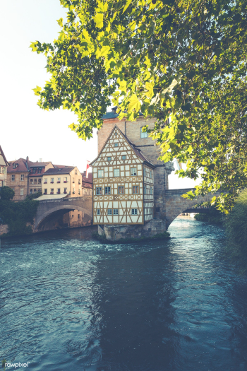 Old Town Hall of Bamberg, Bavaria, Germany by.. | Free public domain photo - 432844