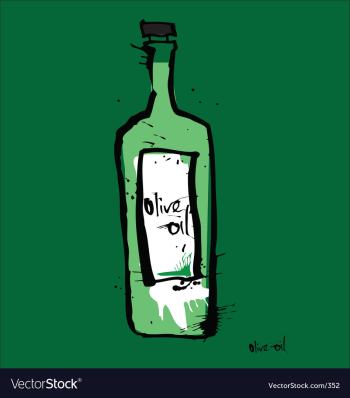 Olive oil vector image Olive oil vector image