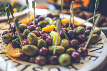 Olives on the plate Olives on the plate