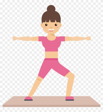 Olympic Weightlifting Cartoon - Fitness Girl Vector Olympic Weightlifting Cartoon - Fitness Girl Vector