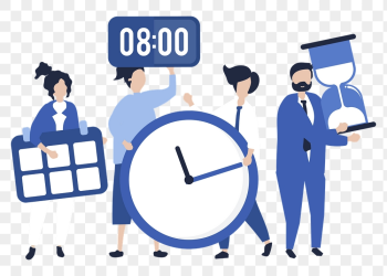 On time png clipart, business | Free PNG - rawpixel