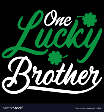 one lucky brother gift st patricks day t shirt one lucky brother gift st patricks day t shirt
