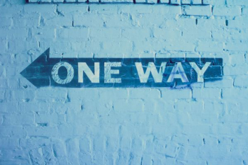 one way signage one way signage