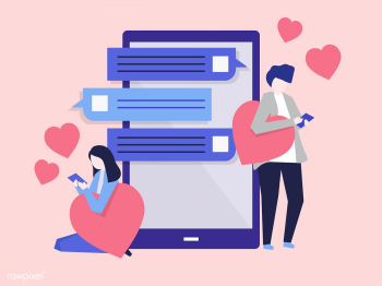 Online dating | Free stock vector - 454468 Online dating | Free stock vector - 454468