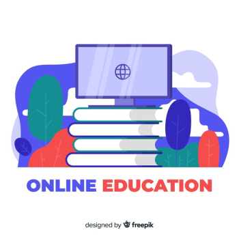 Online education concept Free Vector Online education concept Free Vector
