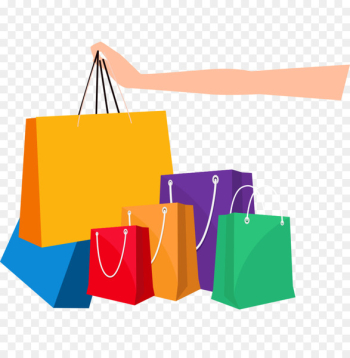 Online shopping Shopping bag - Vector cartoon shopping bags Online shopping Shopping bag - Vector cartoon shopping bags
