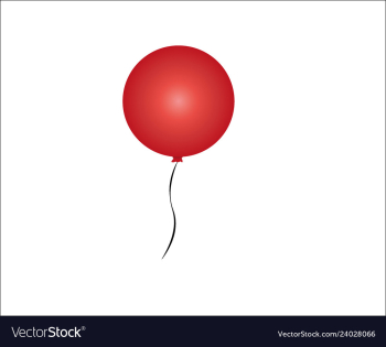 Opaque balloon image vector image Opaque balloon image vector image