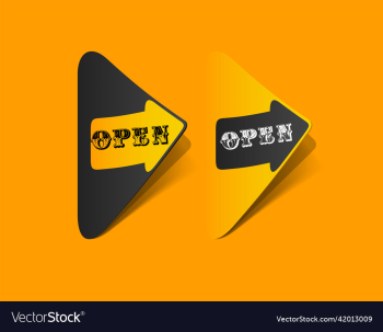 open arrow labels open arrow labels