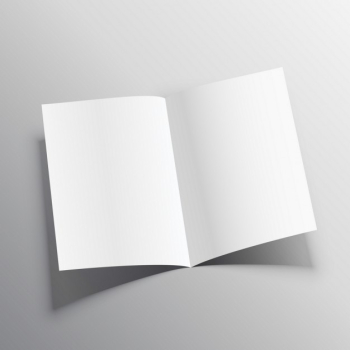 Open brochure, mockup Open brochure, mockup