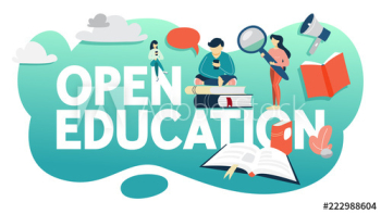 Open education concept Open education concept