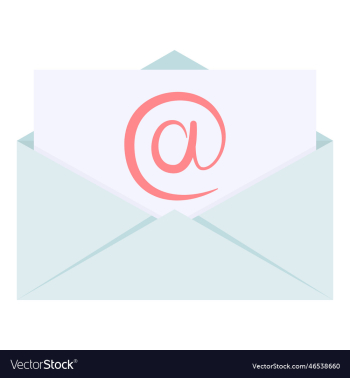 open envelope with a letter email open envelope with a letter email