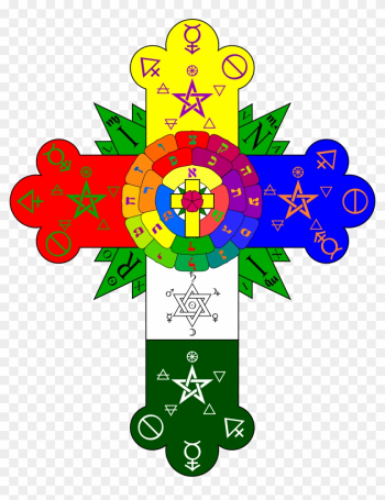 Open - Golden Dawn Rose Cross Open - Golden Dawn Rose Cross